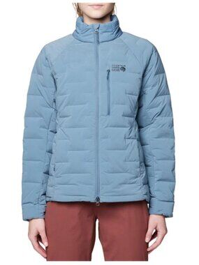 Mountain Hardwear Women's M Medium Stretchdown Down Jacket Light Blue NWT